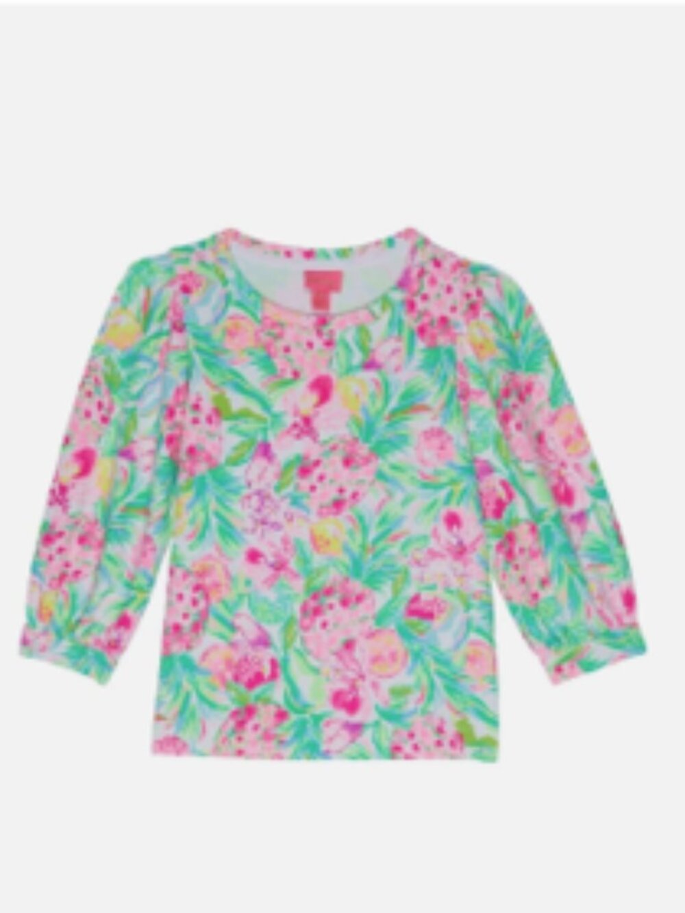 Girls 3/4 Sleeve Sweatshirt Top